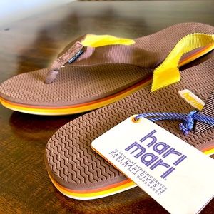 Hari Mari Mens Sandals Dune Brown NWT